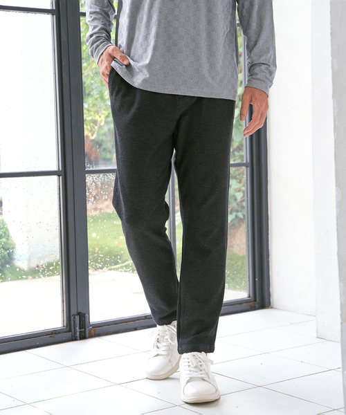 IKKA LOUNGE（イッカラウンジ）の「【セットアップ対応】GOKU楽ワークハニカムデニムパンツ（デニムパンツ・メンズ・ブラック/ネイビー・XL/L/M/S）」の4枚目の写真