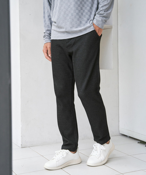 IKKA LOUNGE（イッカラウンジ）の「【セットアップ対応】GOKU楽ワークハニカムデニムパンツ（デニムパンツ・メンズ・ブラック/ネイビー・XL/L/M/S）」の5枚目の写真