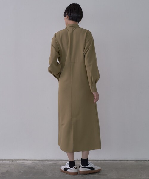 GALLEST（ギャレスト）の「フロントジップワンピース（ワンピース・レディース・こしょう色系/チャコールグレー・38）」の10枚目の写真