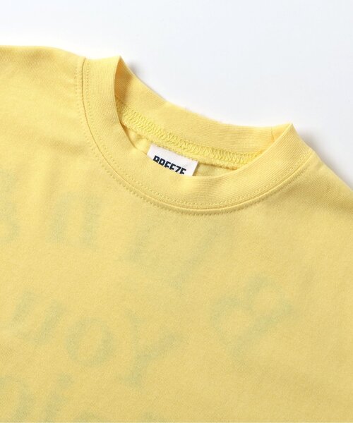 BREEZE（ブリーズ）の「【WEB限定/ジュニア対応】イロイロロゴ長袖Tシャツ（Tシャツ/カットソー・キッズ・ピンク/イエロー/チャコール/ブラック/グリーン/レッド/オフホワイト/サックスブルー・120/110/100/150/140/130/90）」の12枚目の写真