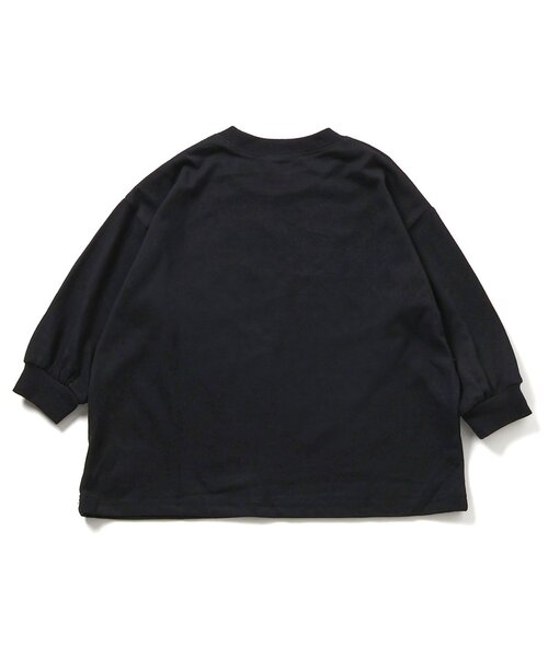 BREEZE（ブリーズ）の「【WEB限定/ジュニア対応】イロイロロゴ長袖Tシャツ（Tシャツ/カットソー・キッズ・ピンク/イエロー/チャコール/ブラック/グリーン/レッド/オフホワイト/サックスブルー・120/110/100/150/140/130/90）」の18枚目の写真