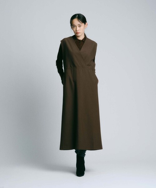 BIANCA(ビアンカ)の「【2WAY着回し】ナローワンピース(ワンピース・レディース・ブラウン/ブラック・38/36)」の2枚目の写真