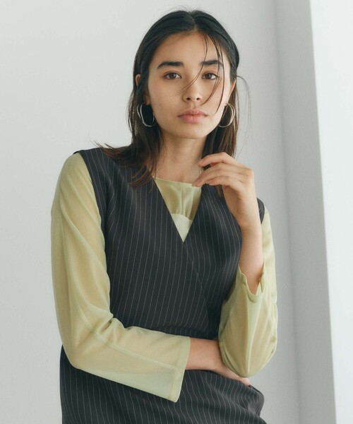 BIANCA(ビアンカ)の「【2WAY着回し】ナローワンピース(ワンピース・レディース・ブラウン/ブラック・38/36)」の5枚目の写真