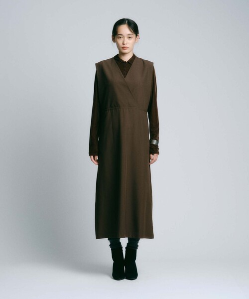 BIANCA(ビアンカ)の「【2WAY着回し】ナローワンピース(ワンピース・レディース・ブラウン/ブラック・38/36)」の6枚目の写真