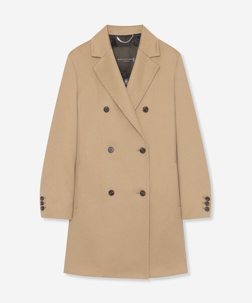 MACKINTOSH LONDON(マッキントッシュ ロンドン)の「【WEB・一部店舗限定】カシミヤビーバージャケット(テーラードジャケット・レディース・ブラック/ベージュ・38)」の2枚目の写真