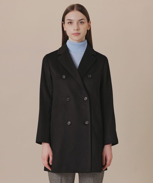 MACKINTOSH LONDON(マッキントッシュ ロンドン)の「【WEB・一部店舗限定】カシミヤビーバージャケット(テーラードジャケット・レディース・ブラック/ベージュ・38)」の5枚目の写真