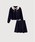 LA POMME petit�i���|�~�E�v�`�j�́uPreppy Lace Collar Knit Set Up�i�Z�b�g�A�b�v�j�v�b�l�C�r�[