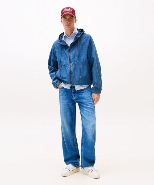 tommy jeans(トミー ジーンズ)の「ジップアップリップストップジャケット(ブルゾン・メンズ・インディゴブルー・MEDIUM/SMALL/LARGE/X-LARGE)」の3枚目の写真
