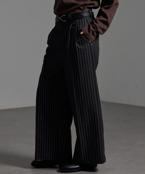 CIYOT（シヨウト）の「【CIYOT-シヨウト-】TRストレッチ センタープレス 2タック ワイドストレートスラックスパンツ（スラックス・メンズ・ブラック系/グレー系/グレー/ブラック/アイボリー・S/L/M）」の19枚目の写真