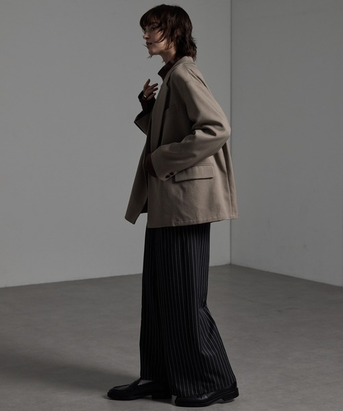 CIYOT（シヨウト）の「【CIYOT-シヨウト-】TRストレッチ センタープレス 2タック ワイドストレートスラックスパンツ（スラックス・メンズ・ブラック系/グレー系/グレー/ブラック/アイボリー・S/L/M）」の22枚目の写真