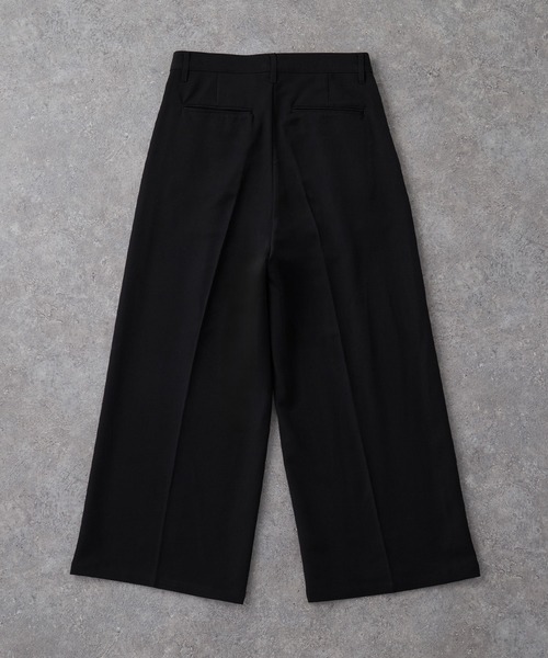 CIYOT(シヨウト)の「【CIYOT】TRストレッチ センタープレス 2タック ワイドストレートスラックスパンツ(スラックス・メンズ・ブラック系/グレー系/グレー/ブラック/アイボリー・S/L/M)」の10枚目の写真
