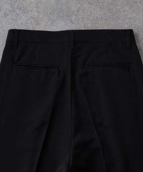 CIYOT(シヨウト)の「【CIYOT】TRストレッチ センタープレス 2タック ワイドストレートスラックスパンツ(スラックス・メンズ・ブラック系/グレー系/グレー/ブラック/アイボリー・S/L/M)」の12枚目の写真