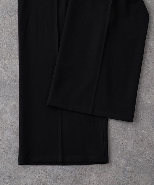 CIYOT(シヨウト)の「【CIYOT】TRストレッチ センタープレス 2タック ワイドストレートスラックスパンツ(スラックス・メンズ・ブラック系/グレー系/グレー/ブラック/アイボリー・S/L/M)」の16枚目の写真