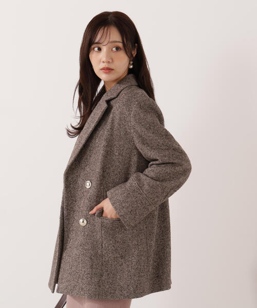 青島心さん着用】ツイードジャケット / 1215250009（テーラード