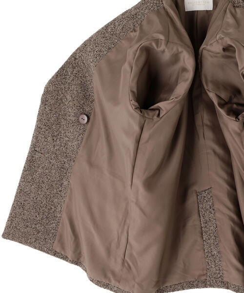 青島心さん着用】ツイードジャケット / 1215250009（テーラード