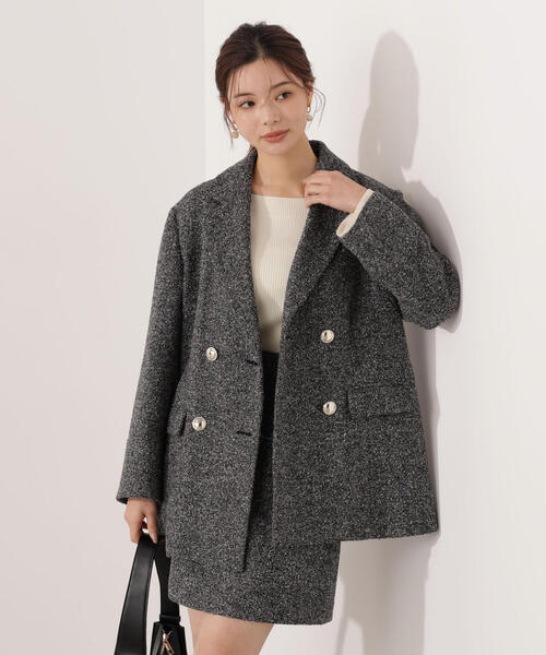 青島心さん着用】ツイードジャケット / 1215250009（テーラード