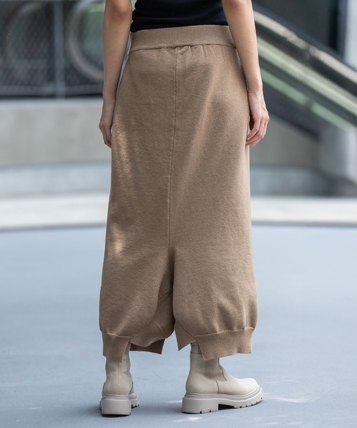 Munich（ミューニック）の「7GG天竺編みニットルーズパンツ（その他パンツ・レディース・チャコールグレー/ブラック/キャメル・FREE）」の12枚目の写真