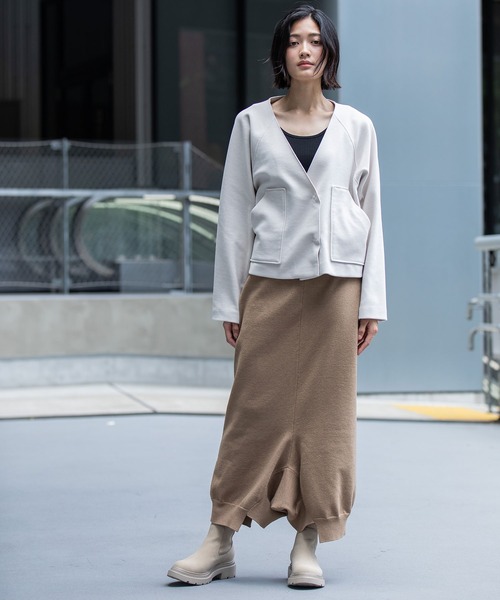 Munich（ミューニック）の「7GG天竺編みニットルーズパンツ（その他パンツ・レディース・チャコールグレー/ブラック/キャメル・FREE）」の19枚目の写真