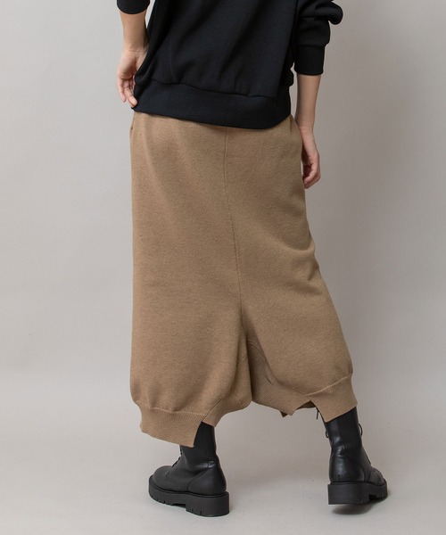 Munich（ミューニック）の「7GG天竺編みニットルーズパンツ（その他パンツ・レディース・チャコールグレー/ブラック/キャメル・FREE）」の22枚目の写真