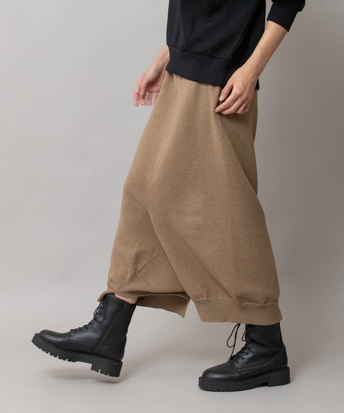 Munich（ミューニック）の「7GG天竺編みニットルーズパンツ（その他パンツ・レディース・チャコールグレー/ブラック/キャメル・FREE）」の21枚目の写真