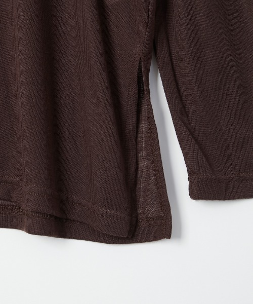 Muscat(マスカット)の「ロングスリーブ ルーズT(Tシャツ/カットソー・レディース・ブラウン/クリーム/ブラック/ブルー・F)」の13枚目の写真
