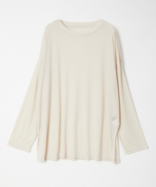 Muscat(マスカット)の「ロングスリーブ ルーズT(Tシャツ/カットソー・レディース・ブラウン/クリーム/ブラック/ブルー・F)」の15枚目の写真