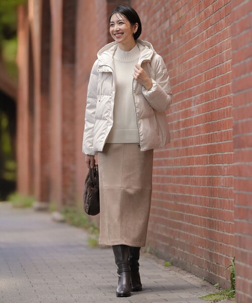 洗える】タフタダウン ショート丈 コート(ダウンジャケット/コート 洗える】タフタダウン ショート丈 コート(ダウンジャケット/コート