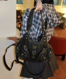 GATELESS | 【GATELESS】2WAY COATING SHOULDER BAG / 【ゲートレス】2ウェイコーティングショルダーバッグ(ショルダーバッグ)