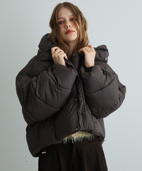 ジャケット・アウター   / short puffer down jacket セール】クロップドパファージャケット / Short Puffer Jacket（ダウン