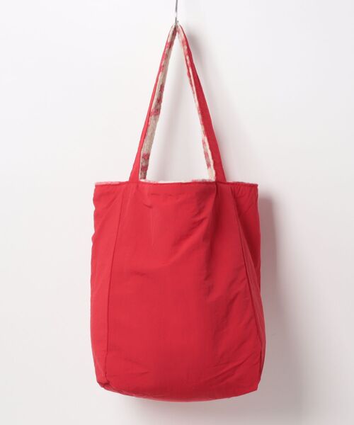 セール】Mignonjour/チェック ヒョウ柄リバーシブルトートバッグ M2835