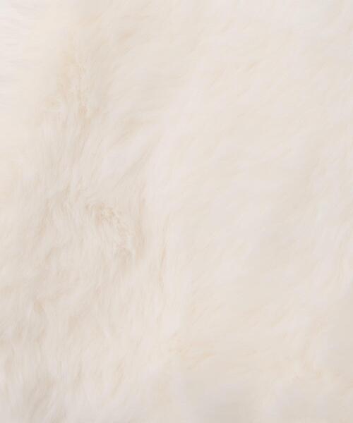 INGNI（イング）の「フワフワリボンティペット（ストール/ショール・レディース・オフホワイト/ベージュ/ブルー系・ONE SIZE）」の16枚目の写真