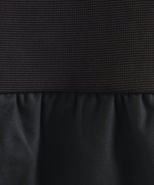 ITS'DEMO（イッツデモ）の「【手洗い可】異素材切替リップルプルオーバー（Tシャツ/カットソー・レディース・ライトグレー/ブラック/ライトベージュ・00）」の18枚目の写真