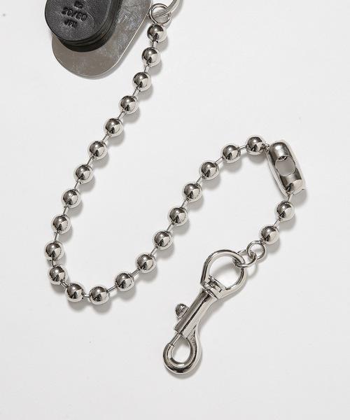 20/80（テゥエンティーエイティー）の「【20/80】トゥエンティーエイティー/KEY CHAIN WITH LEATHER（キーケース/キーアクセサリー・メンズ・シルバー・F）」の4枚目の写真