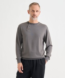 【irenisa/イレニサ】別注WOOL CREW-NECK KNIT PULLOVER