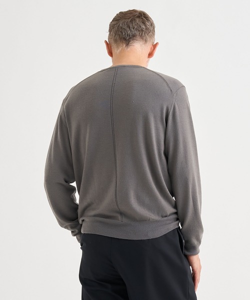 IRENISA(イレニサ)の「【irenisa/イレニサ】別注WOOL CREW-NECK KNIT PULLOVER(ニット/セーター・メンズ・ダークグレー/グレー/ワインレッド/ブラック・4/3/2)」の11枚目の写真
