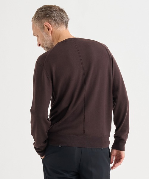 IRENISA(イレニサ)の「【irenisa/イレニサ】別注WOOL CREW-NECK KNIT PULLOVER(ニット/セーター・メンズ・ダークグレー/グレー/ワインレッド/ブラック・4/3/2)」の16枚目の写真