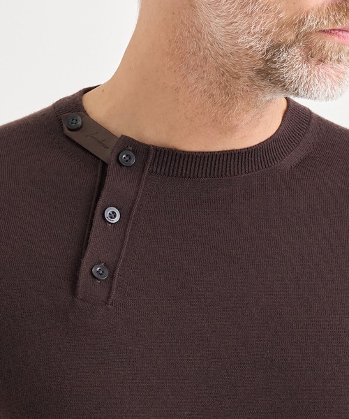 IRENISA(イレニサ)の「【irenisa/イレニサ】別注WOOL CREW-NECK KNIT PULLOVER(ニット/セーター・メンズ・ダークグレー/グレー/ワインレッド/ブラック・4/3/2)」の17枚目の写真