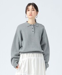BEAMS HEART | スウェット編み ニットポロシャツ(ポロシャツ)