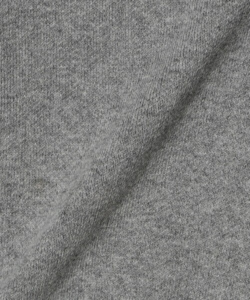BEAMS HEART（ビームスハート）の「スウェット編み ニットポロシャツ（ポロシャツ・レディース・グレー/ホワイト系その他5/イエロー・FREE）」の4枚目の写真
