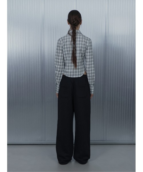 SETUPEXE(セットアップイーエックスイー)の「A'GEM/9 × .kom 『SETUPEXE/セットアップイーエックスイー』 PUNK WAPPEN SWEATPANTS/サイドラインロゴスウェットパンツ(スウェットパンツ・レディース・ブラック/グレー・FREE)」の21枚目の写真