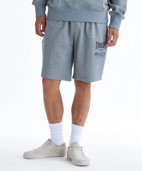 RVCA(ルーカ)の「RVCA メンズ RVCA×EVERLAST SHORTS ショートパンツ 【2025年秋冬モデル】/ルーカエバーラストコラボスウェットショーツ(SET UP・セットアップ対応可能・空港コーデ)(その他パンツ・メンズ・ホワイト系その他/ブラック/ヘザーグレー・SMALL/MEDIUM/X-LARGE/LARGE)」の18枚目の写真