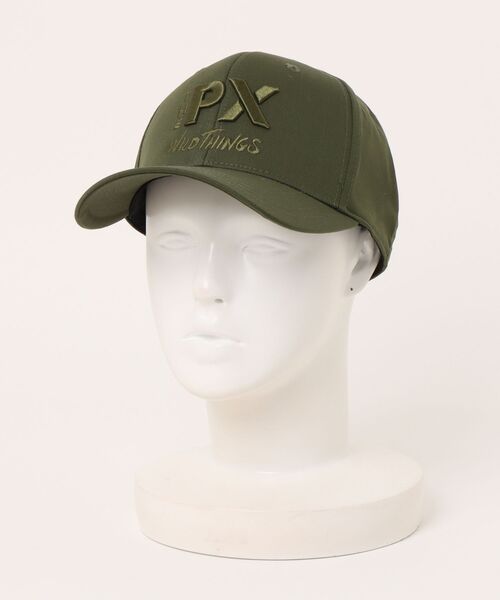 WILD THINGS（ワイルドシングス）の「【RES】【THE PX by WILDTHINGS】Flatvisor Cap（キャップ・レディース・オリーブ・FREE）」の5枚目の写真