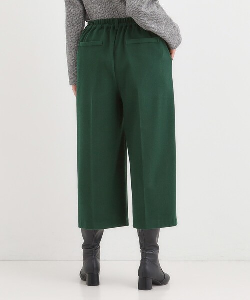 SHOO・LA・RUE（シューラルー）の「【洗濯機可/S-LL】きちんと見えする あったか裏起毛ガウチョパンツ（その他パンツ・レディース・ブラウン系2/チャコールグレー/モスグリーン・04/03/02/01）」の5枚目の写真