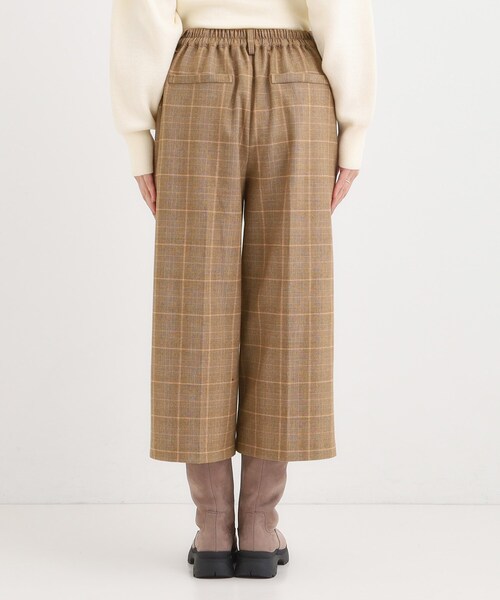 SHOO・LA・RUE（シューラルー）の「【洗濯機可/S-LL】きちんと見えする あったか裏起毛ガウチョパンツ（その他パンツ・レディース・ブラウン系2/チャコールグレー/モスグリーン・04/03/02/01）」の18枚目の写真