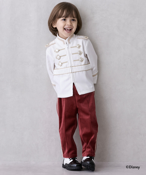 petit main(プティマイン)の「【Disney】なりきり王子セット(セットアップ・キッズ・レッド/ブルー・M/S/L)」の1枚目の写真
