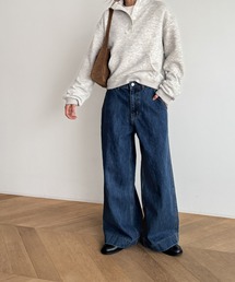 CANAL JEAN | El mar　ワイドレッグデニムパンツ(デニムパンツ)