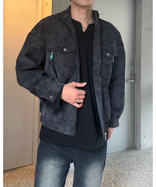 Otte(オッテ)の「シャドウレザージャケット(テーラードジャケット・メンズ・ブラック・MEDIUM/LARGE/X-LARGE)」の5枚目の写真