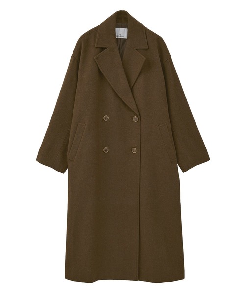 Da vinci　salkoダークグリーン ウールロングコート Da vinci様専用 salkoダークグリーン ウールロングコート
