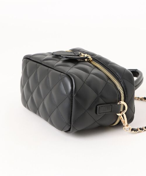 Remind me and forever(リマインドミーアンドフォーエバー)の「ルーシュ2WAYバニティ(ショルダーバッグ・レディース・ブラウン/アイボリー/ブラック/ネイビー・FREE)」の6枚目の写真