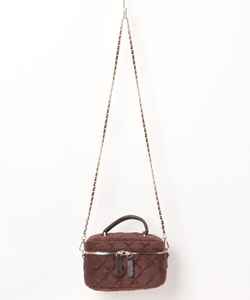 Remind me and forever(リマインドミーアンドフォーエバー)の「ルーシュ2WAYバニティ(ショルダーバッグ・レディース・ブラウン/アイボリー/ブラック/ネイビー・FREE)」の15枚目の写真